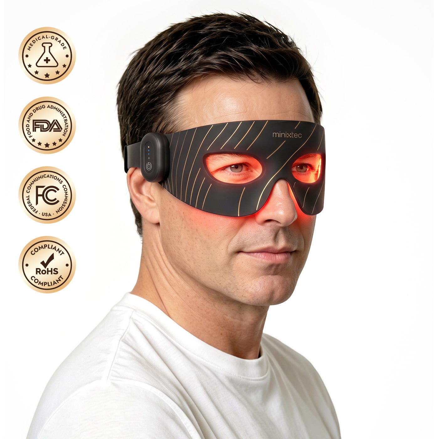 MINIXTEC EyeRevive Red Light Therapy Eye Mask