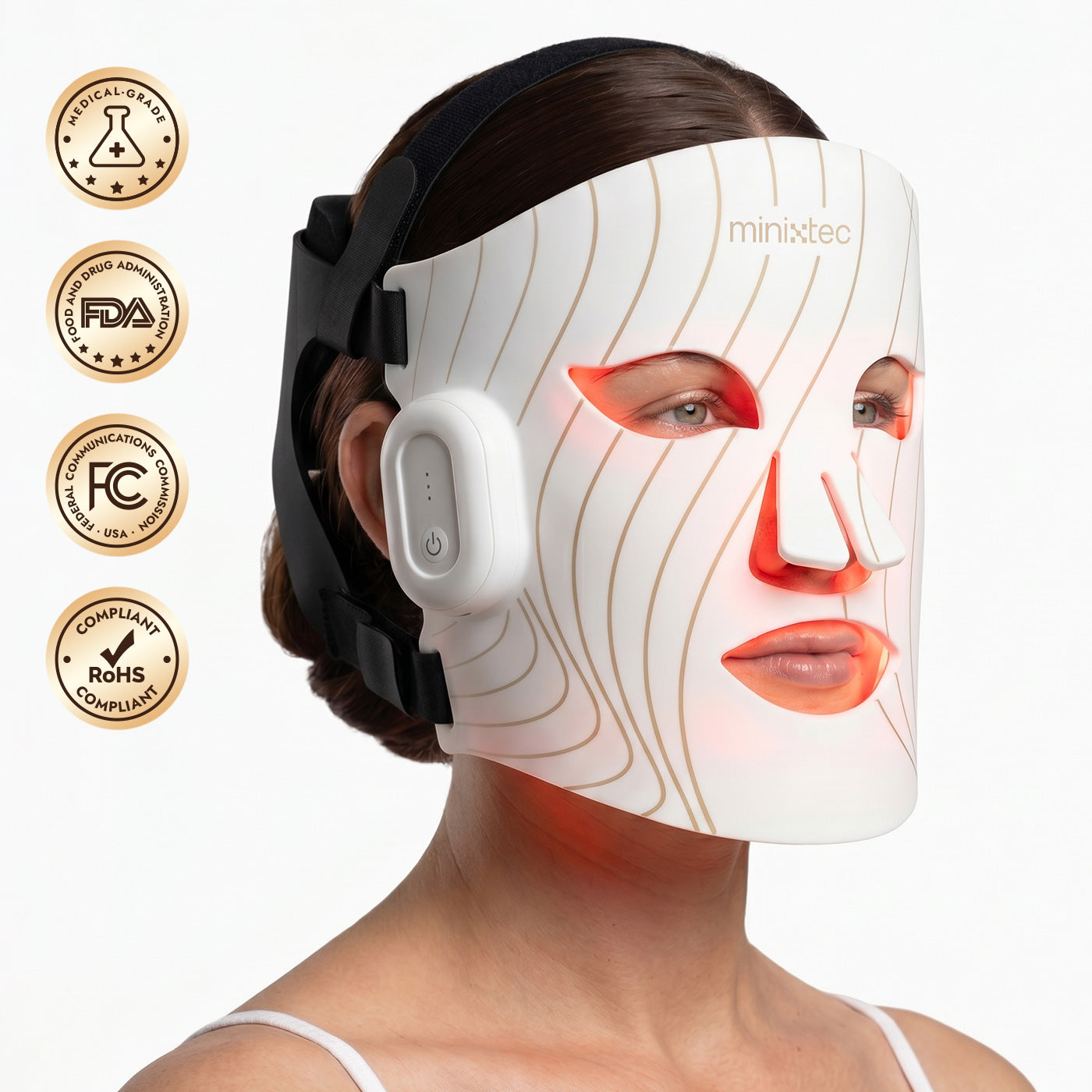 MINIXTEC Red Light Therapy Mask for Face