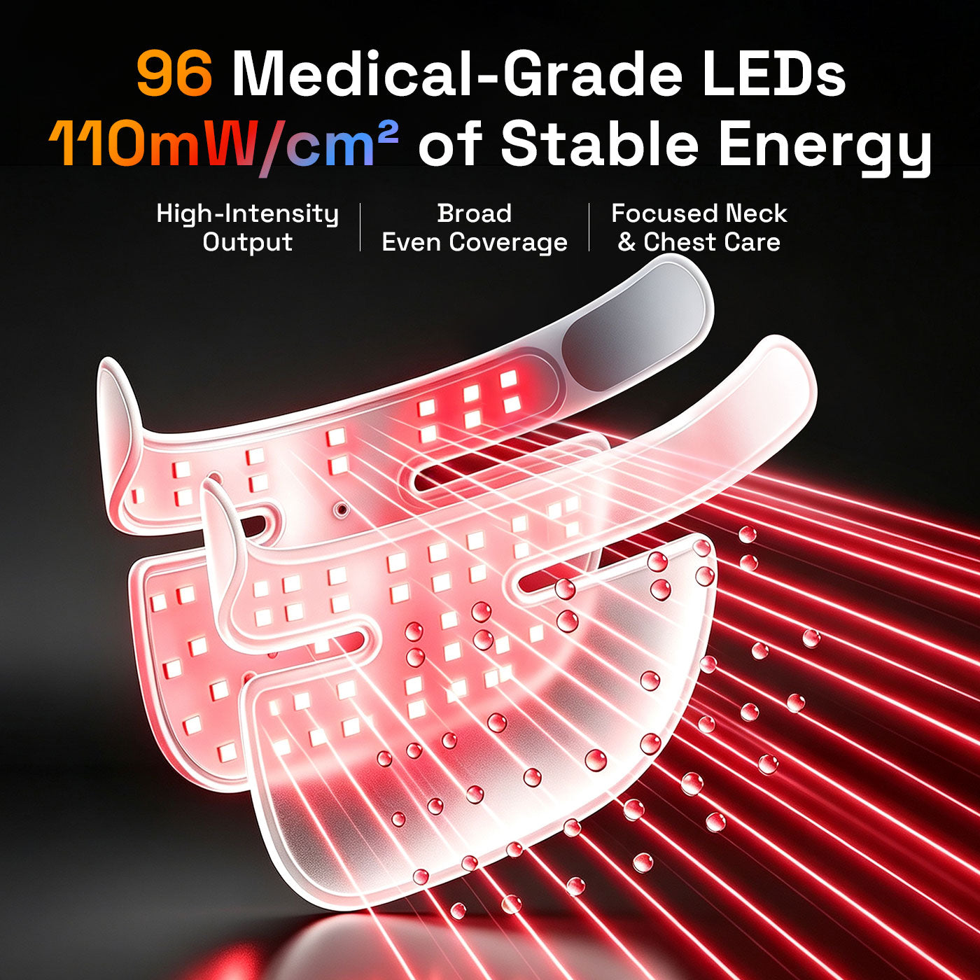 MINIXTEC NeckRenew 4-Mode Neck & Chest Red Light Therapy