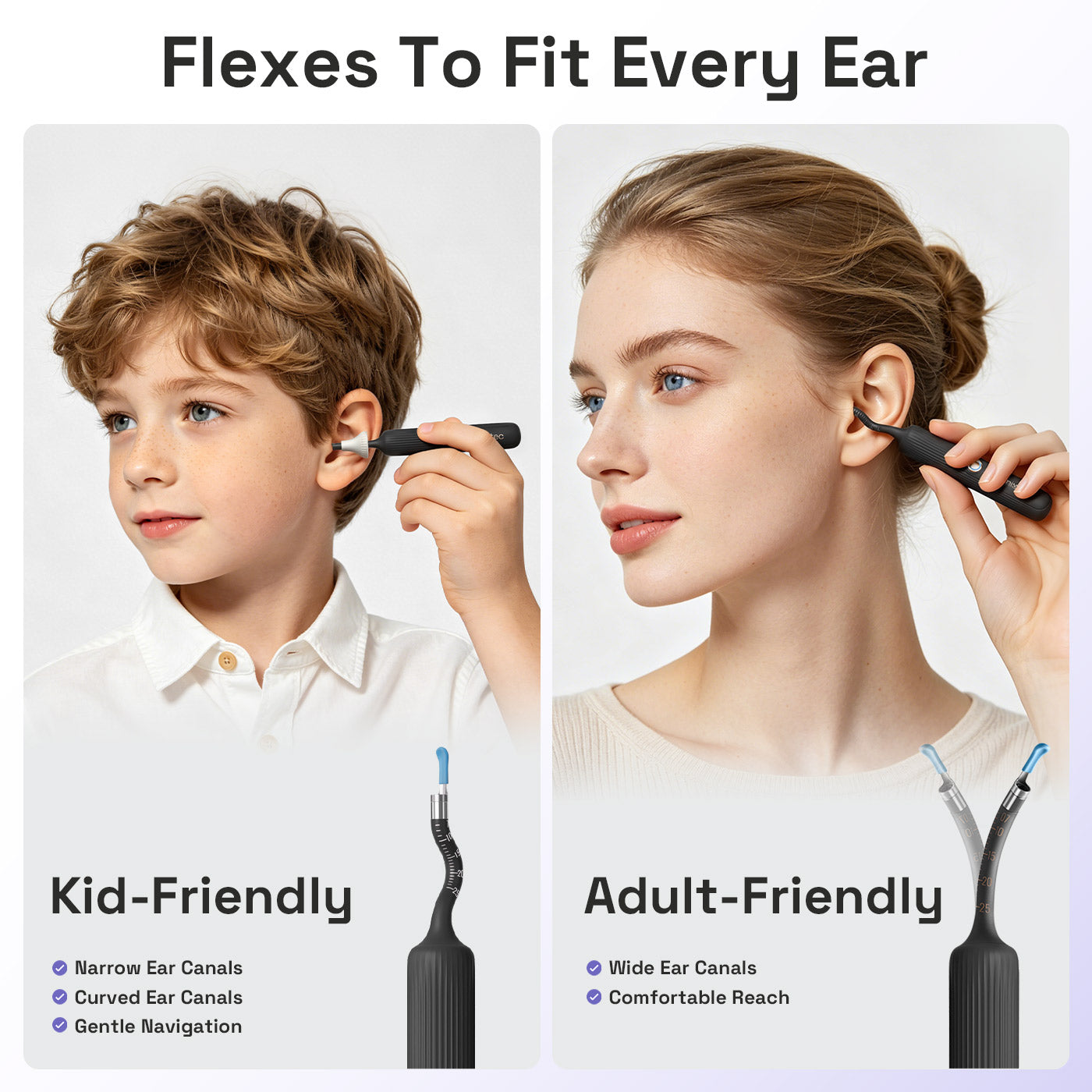 MINIXTEC EarVision Plus, Care for for Family, Narrow Ear Canals & Kids