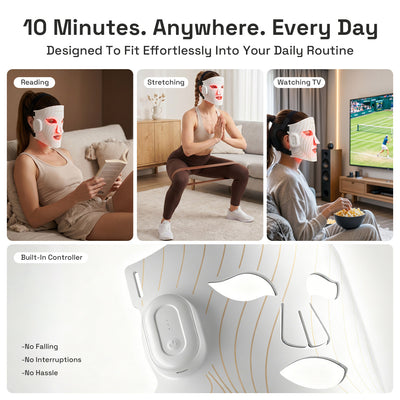 MINIXTEC Red Light Therapy Mask for Face