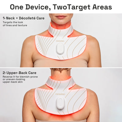 MINIXTEC NeckRenew 4-Mode Neck & Chest Red Light Therapy