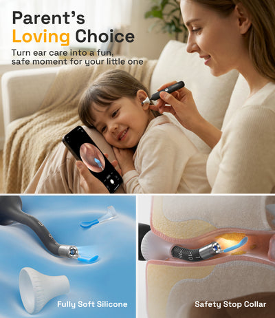 MINIXTEC EarVision Plus, Care for for Family, Narrow Ear Canals & Kids